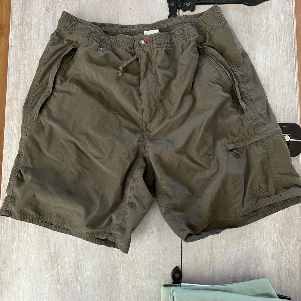 The North Face Olive Cargo Shorts